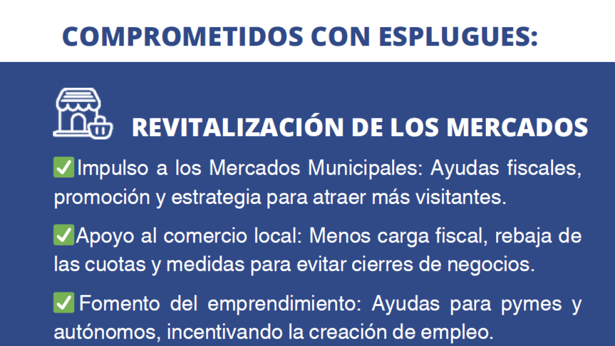 REVITALIZACIÓN DE LOS MERCADOS