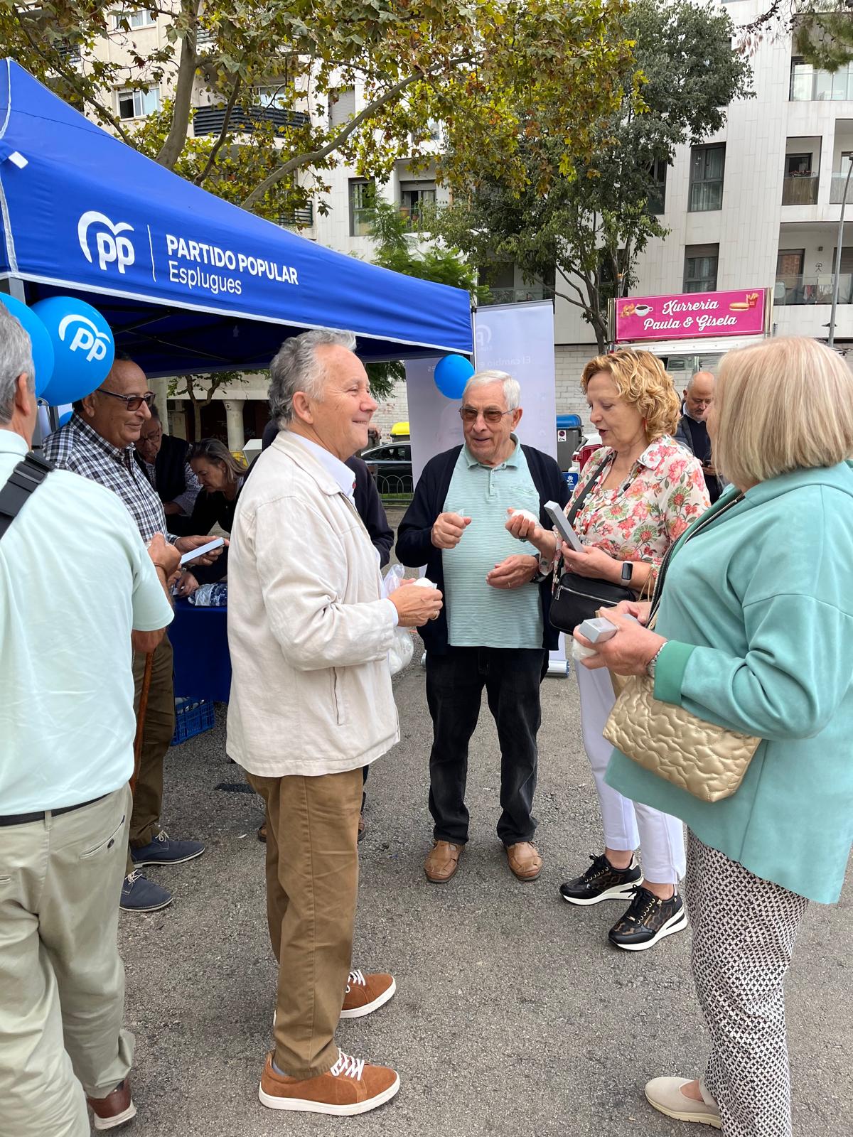 PP de Esplugues. Agustín Parra. 18 de octubre acto publico para  escuchar al nuestros vecinos.