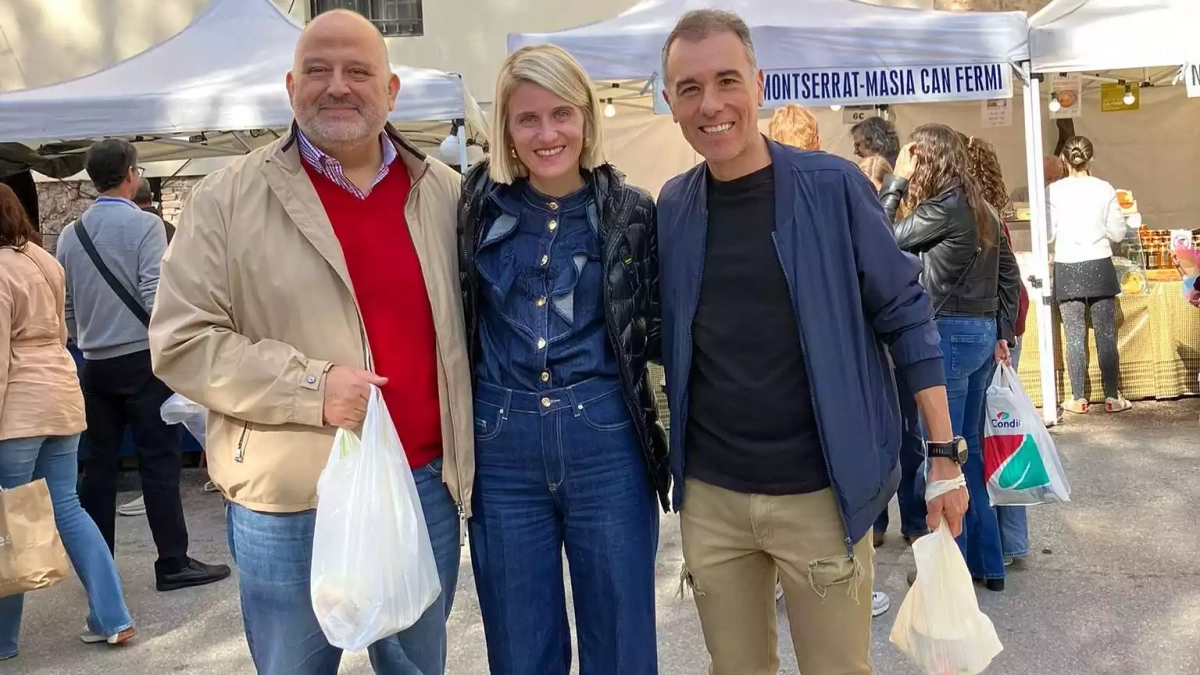 Visita a la Feria de la Coca y el Mató en Monistrol de Montserrat